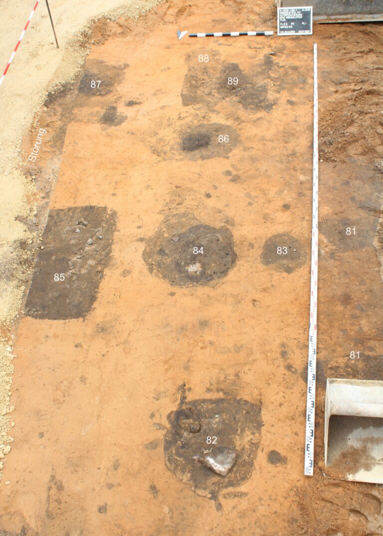 Altortsanierung in Wendelstein, hochmittelalterliche Grubenbefunde