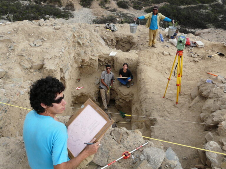 Archäologisches Projekt Orcón-Pacaybamba (PAOP), Dokumentation des Feuertempels von Polvareda aus dem späten 3. Jt. v. Chr.