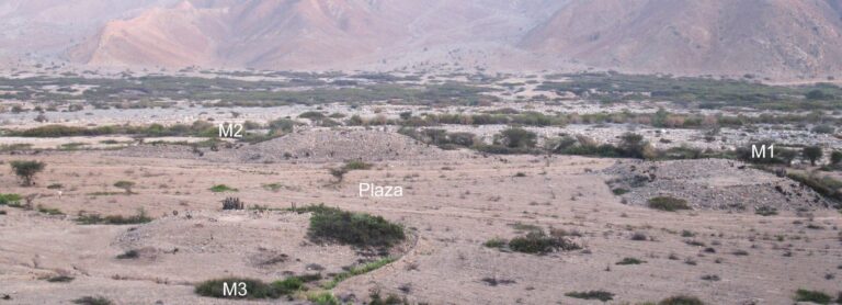 Archäologisches Projekt Orcón-Pacaybamba (PAOP), der u-förmige Tempel von Polvareda aus dem 2. Jt. v. Chr.