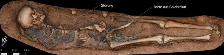 Friedhofskirche St. Sebastian in Allersberg, Priestergrab im 3D-Scan erstellt von Christofori und Partner