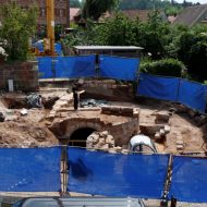 Vorburg Hilpoltstein, stauferzeitlicher Keller, Foto: M. Goldhausen / ABD-Dressler