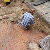 Altortsanierung in Wendelstein, Freilegung eines frühneuzeitlichen Kellergewölbes